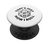 A Fun RPG Player Dice Gamer Design PopSockets Swappable PopGrip