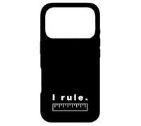A funny design that says 'I rule' Case for iPhone 17 Pro