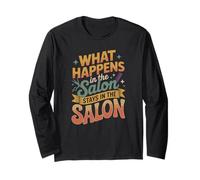 A Funny Haircutter Humor for a Lover of Trims and Chops Long Sleeve T-Shirt