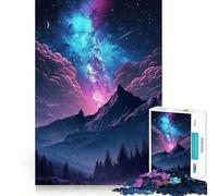 A Galaxy Mountain View 1000 Piece Jigsaw Puzzle for Adults Mindful Game High Def Print Happy Challenge Thoughtful Gift (50x75cm)