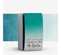 A. Gallo : Handmade Watercolor Paint : Full Pan : Deep Sea Green