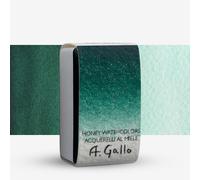 A. Gallo : Handmade Watercolor Paint : Full Pan : Forest Green