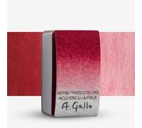 A. Gallo : Handmade Watercolor Paint : Full Pan : Ruby Red