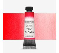 A. Gallo : Handmade Watercolour Paint : 10ml : Scarlet Red