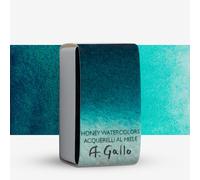 A. Gallo : Handmade Watercolour Paint : Full Pan : Ultramarine Turquoise