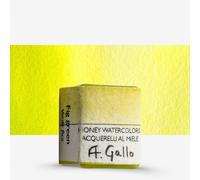 A. Gallo : Handmade Watercolour Paint : Half Pan : Fig Green