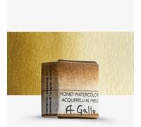 A. Gallo : Handmade Watercolour Paint : Half Pan : French Ochre Sahara