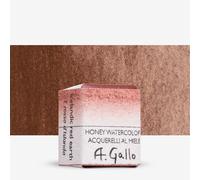A. Gallo : Handmade Watercolour Paint : Half Pan : Icelandic Red Earth