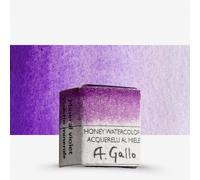 A. Gallo : Handmade Watercolour Paint : Half Pan : Mineral Violet