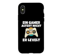 A gamer doesn't age, he levels Case for iPhone X/XS