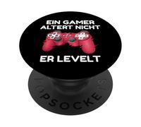 A gamer doesn't age, he levels PopSockets Adhesive PopGrip