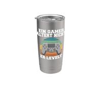 A Gamer Doesn't Age, he Levels Stainless Steel Insulated Tumbler