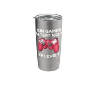 A Gamer Doesn't Age, he Levels Stainless Steel Insulated Tumbler