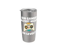 A Gamer Doesn't Age, he Levels Stainless Steel Insulated Tumbler
