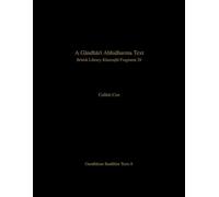 A Gāndhārī Abhidharma Text: British Library Kharosthī Fragment 28 (Gandharan Buddhist Texts): British Library Kharoṣṭhī Fragment 28