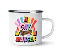 A Gay in A Manger Enamel Mug Cup