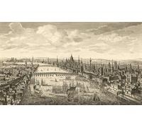 A General View of the City of London next to the River Thames. After a mid-18th century work by an unidentified artist printed in London. Poster Print by Ken Welsh (19 x 11)