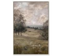 A Gentle Breeze Canvas Print Landscape Art by Art Remedy, Silver Frame, 16 x 24
