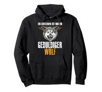 A gentleman is just a patient wolf Pullover Hoodie