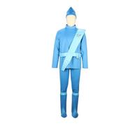 A GERRY ANDERSON Scott Tracy International Rescue Uniform Cosplay - Limited Edition Full Thunderbirds Uniform, Cosplay, Scott Tracy Suit (S)