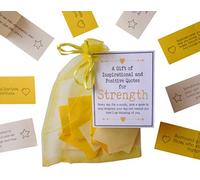 A Gift of Quotes for Strength. Inspirational and Positive Quotes for a Month Filled with Quotes to Inspire Strength and Courage. Handmade.