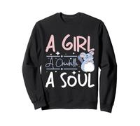 A Girl A Chinchilla A Soul Lover Cute Pet Sweatshirt