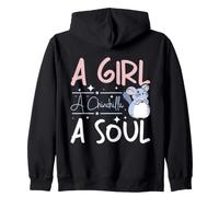 A Girl A Chinchilla A Soul Lover Cute Pet Zip Hoodie