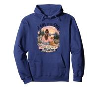 A Girl and Her Dog A Bond That Can't Be Broken Dog Mom Pullover Hoodie