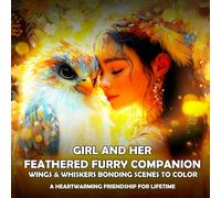 A Girl and Her Feathered Furry Companion - Wings & Whiskers Bonding Scenes to Color: A Heartwarming Friendship for Lifetime