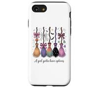 A girl gotta have options witch brooms graphic tee for women Case for iPhone SE (2020) / 7/8