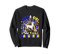 A Girl Loves Hanukkah Llama Rainbow Jewish Family Women Sweatshirt