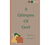 A Glimpse of God; Simple Unisex Paperback Journal: Psalm 119:105 KJV with Lamp reminder on each page