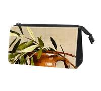 a Glitch in The Golden Hour Versatile Cosmetic Organizer with Water-Resistant Interior and Travel-Friendly Design