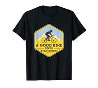A Good Bike Fixes Everything - Fun Cyclist Bicycle T-Shirt