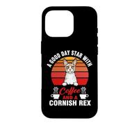A Good Day Starts With Coffee And A Cornish Rex Cat Case for iPhone 16 Pro