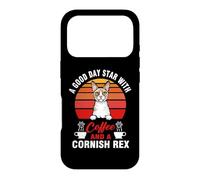 A Good Day Starts With Coffee And A Cornish Rex Cat Case for iPhone 17 Pro