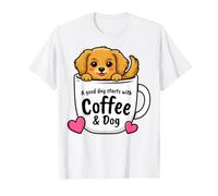 A Good Day Starts with Coffee and Dog Puppy T-Shirt