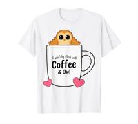 A Good Day Starts with Coffee and Owl Lover T-Shirt