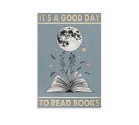 A Good Day To Read Retro Literary Posters for Room Aesthetic Canvas Wall Art Bedroom Decor16x24inch(40x60cm)