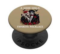 A Good Girl's Favorite Necklace Dark Romance Smut Book Smutt PopSockets Adhesive PopGrip