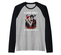 A Good Girl's Favorite Necklace Dark Romance Smut Book Smutt Raglan Baseball Tee