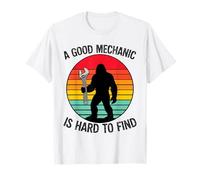 A Good Mechanic is Hard to find Funny Bigfoot Car T-Shirt