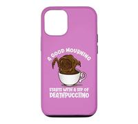 A Good Mourning Starts With A Cup Of Deathpuccino Halloween Case for iPhone 12/12 Pro