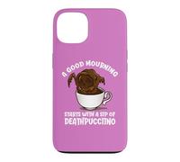 A Good Mourning Starts With A Cup Of Deathpuccino Halloween Case for iPhone 13