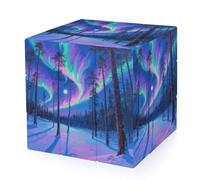 A Gorgeous Aurora Forest Magic Cube,The Original 3x3 Cube,Speed Cube Problem-Solving Brain Teaser,Easy Turning Sensory Puzzle Toy,Sensory Stress Relief Form Fidget Toys