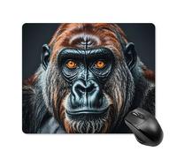 A Gorilla Square Mouse Pad Portable Computer Mousepad with Non-Slip Rubber Base 18 * 22cm Ultra-Thin Gaming Mouse Mat for Computer Laptop Office Desk Accessories