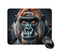 A Gorilla Square Mouse Pad Portable Computer Mousepad with Non-Slip Rubber Base 20 * 25cm Ultra-Thin Gaming Mouse Mat for Computer Laptop Office Desk Accessories