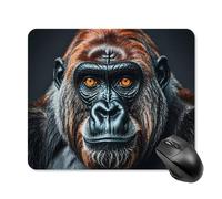 A Gorilla Square Mouse Pad Portable Computer Mousepad with Non-Slip Rubber Base 25 * 30cm Ultra-Thin Gaming Mouse Mat for Computer Laptop Office Desk Accessories
