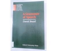 A Grammar of Speech (Describing English Language)