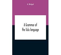 A Grammar Of The Tulu Language